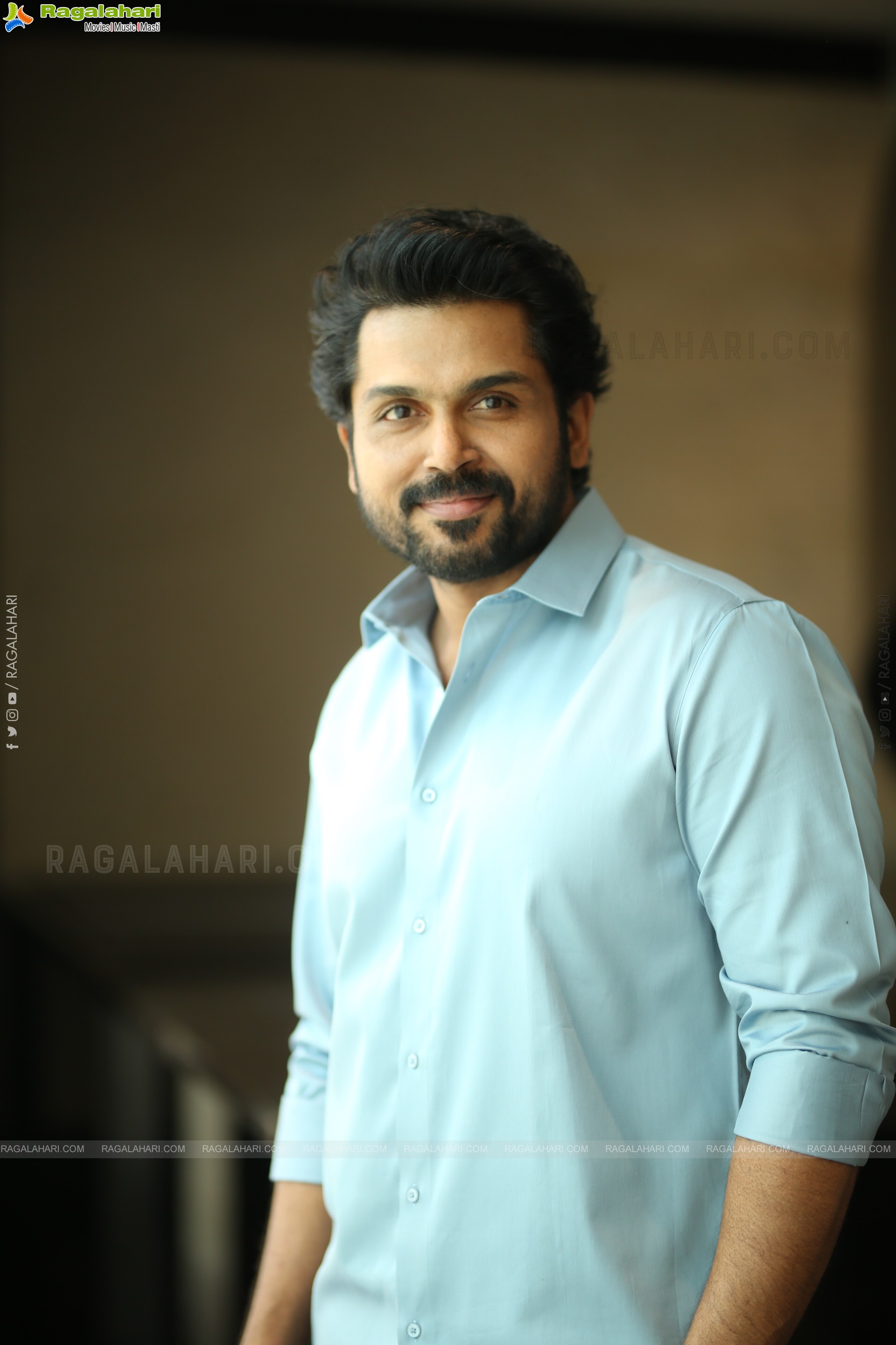 Karthi at Sathyam Sundaram Movie Interview, HD Gallery