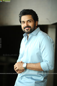 Karthi at Sathyam Sundaram Movie Interview, HD Gallery