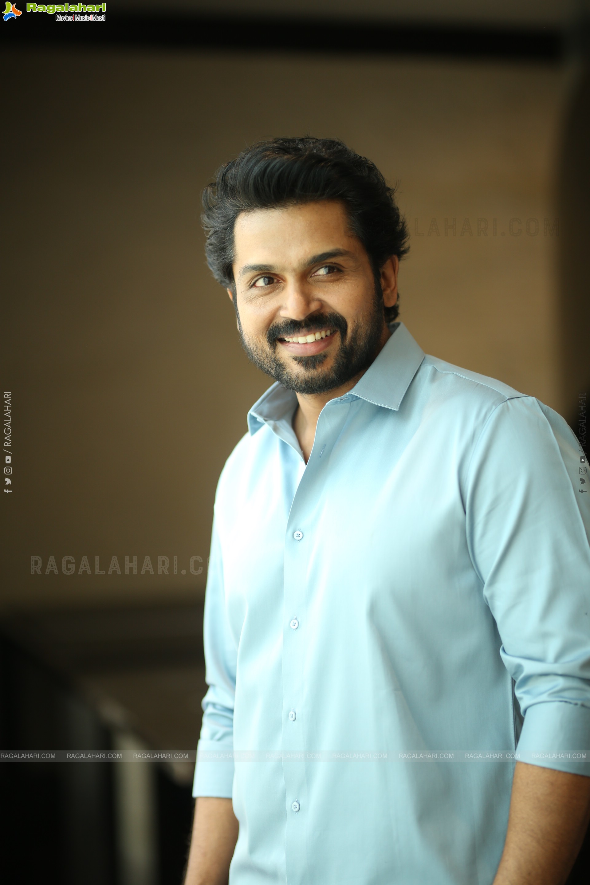 Karthi at Sathyam Sundaram Movie Interview, HD Gallery