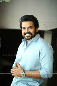 Karthi at Sathyam Sundaram Movie Interview, HD Gallery