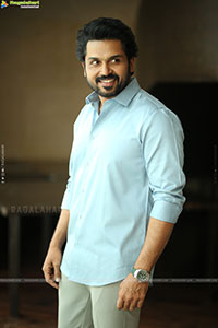 Karthi at Sathyam Sundaram Movie Interview, HD Gallery