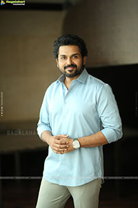 Karthi at Sathyam Sundaram Movie Interview, HD Gallery