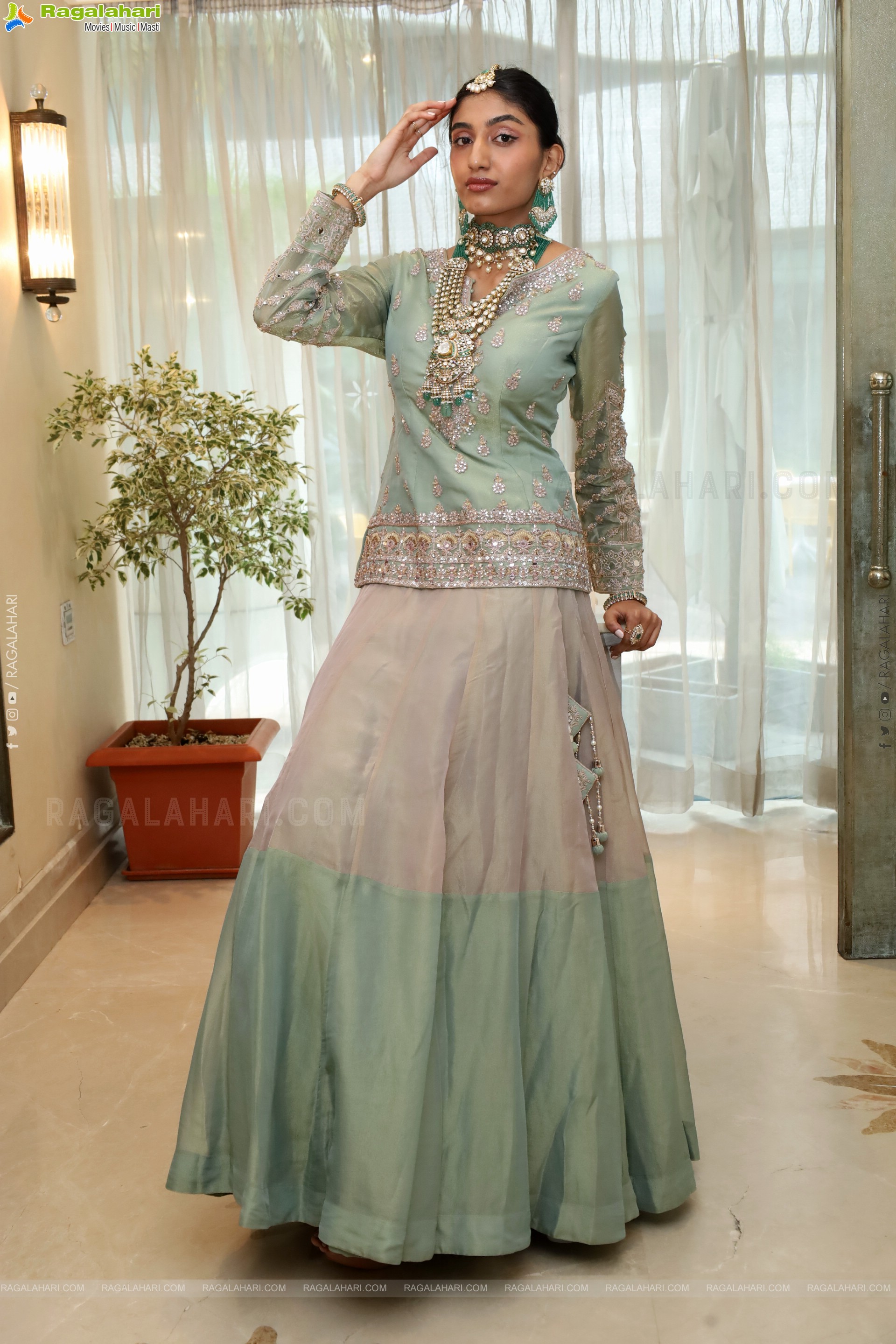 Aashrita Hotri Poses with Designer Jewellery, HD Gallery
