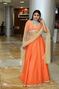 Bramarambika stills in Orange Lehenga Choli, HD Gallery