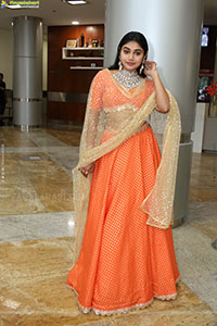 Bramarambika stills in Orange Lehenga Choli, HD Gallery