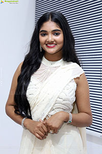 Gayathri Kothapalli stills in White Designer Dress, HD Galle