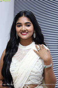 Gayathri Kothapalli stills in White Designer Dress, HD Galle