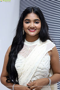 Gayathri Kothapalli stills in White Designer Dress, HD Galle