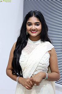 Gayathri Kothapalli stills in White Designer Dress, HD Galle