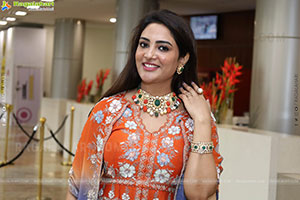 Nirupama stills in Orange Colour Designer Dress, HD Gallery