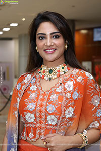 Nirupama stills in Orange Colour Designer Dress, HD Gallery