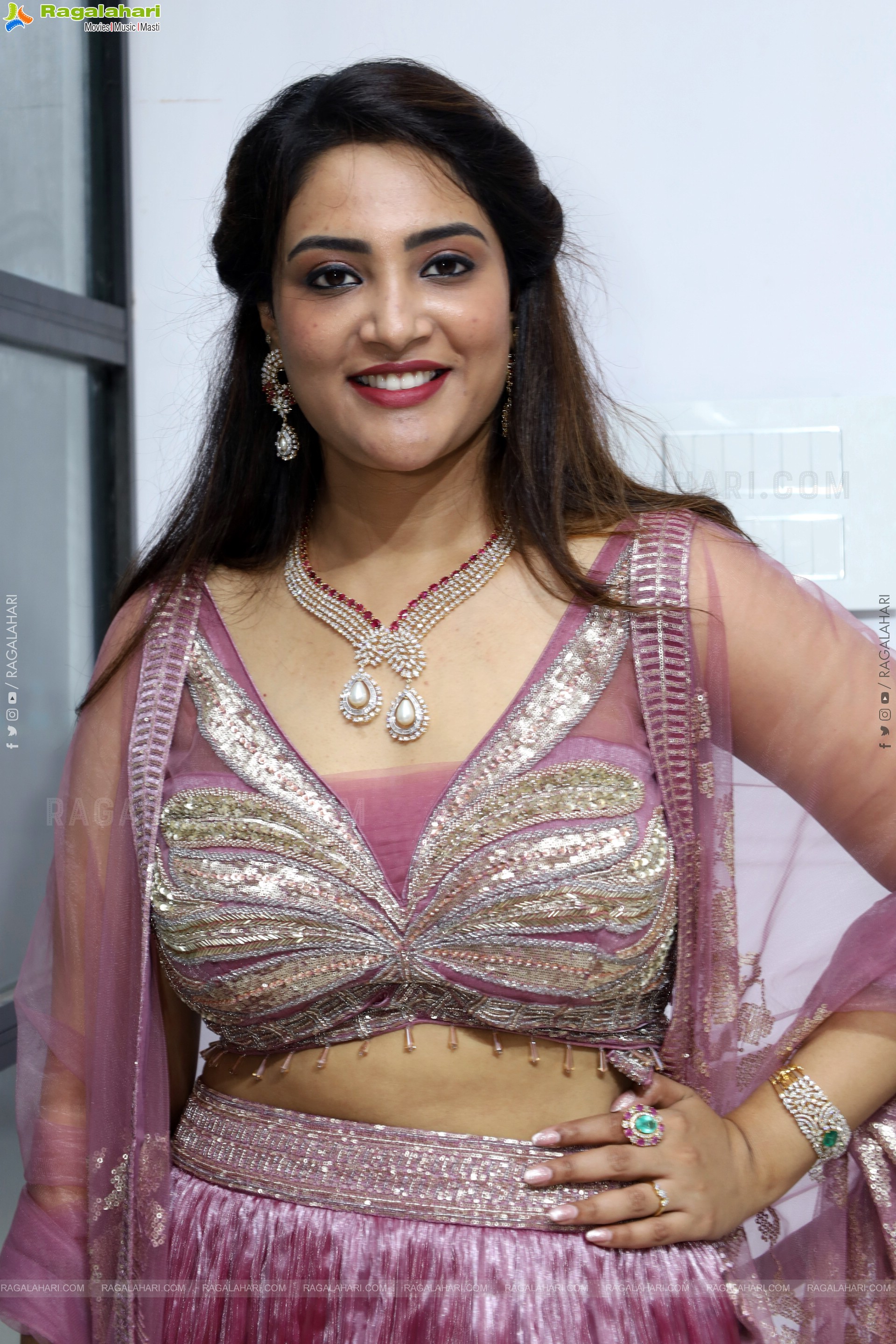 Nirupama Beautiful stills in Lehenga Choli, HD Gallery