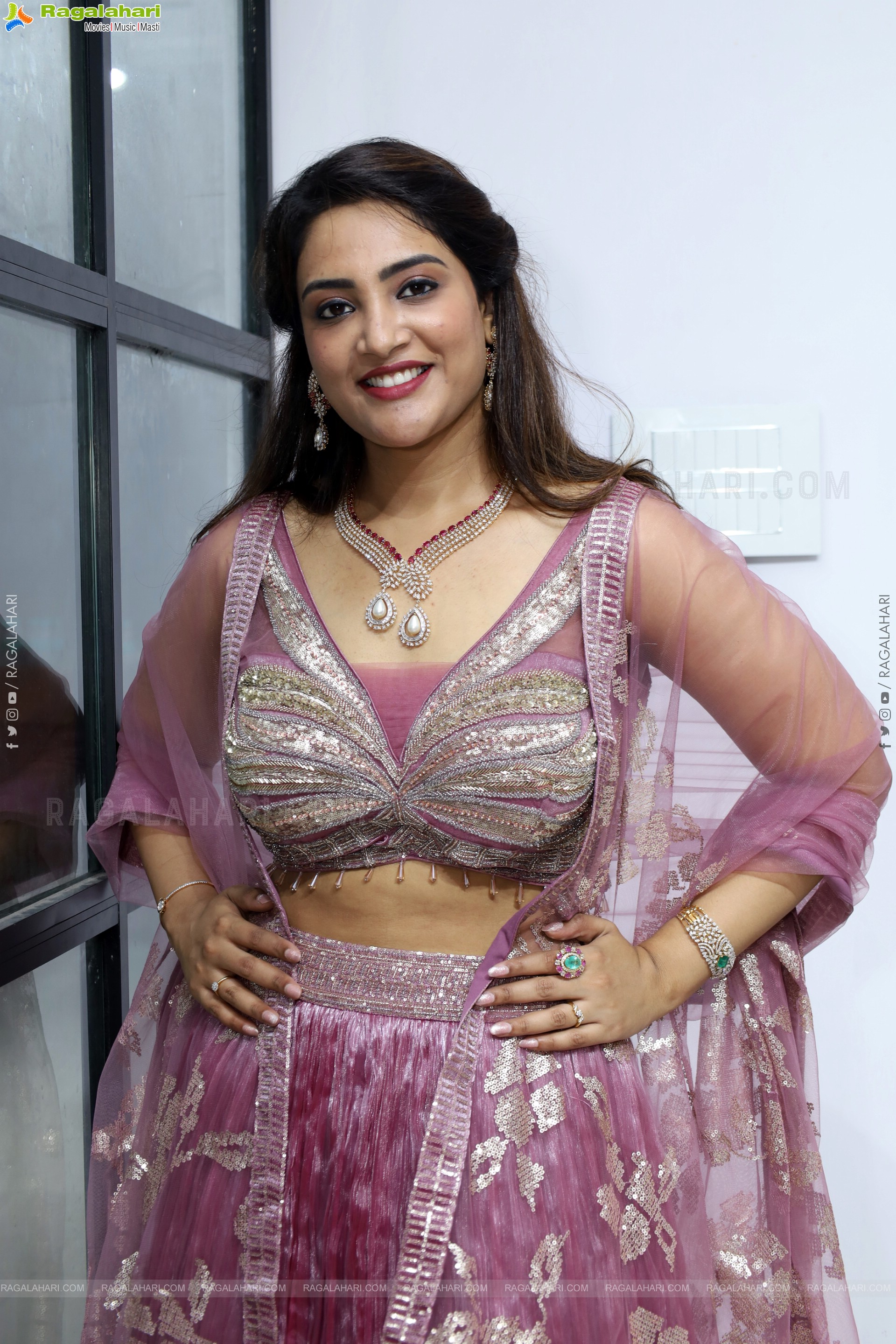 Nirupama Beautiful stills in Lehenga Choli, HD Gallery