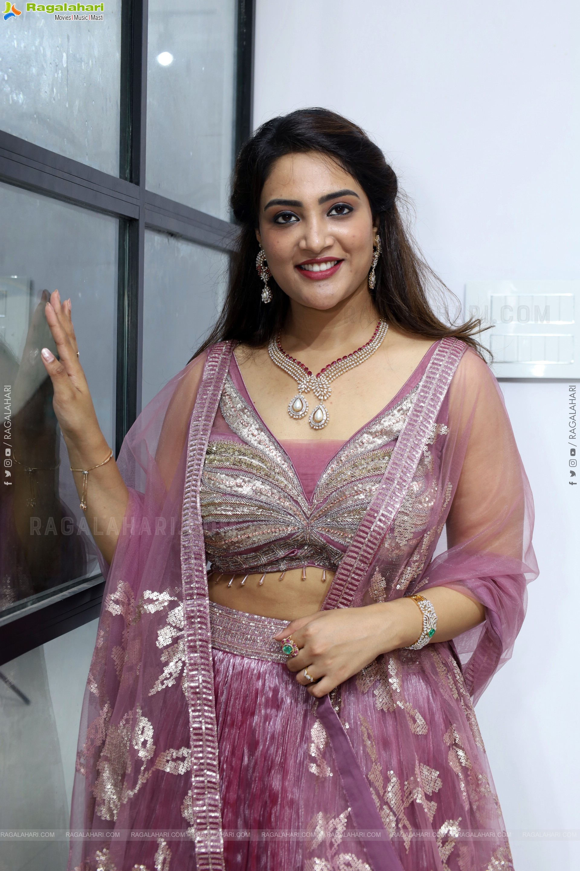 Nirupama Beautiful stills in Lehenga Choli, HD Gallery