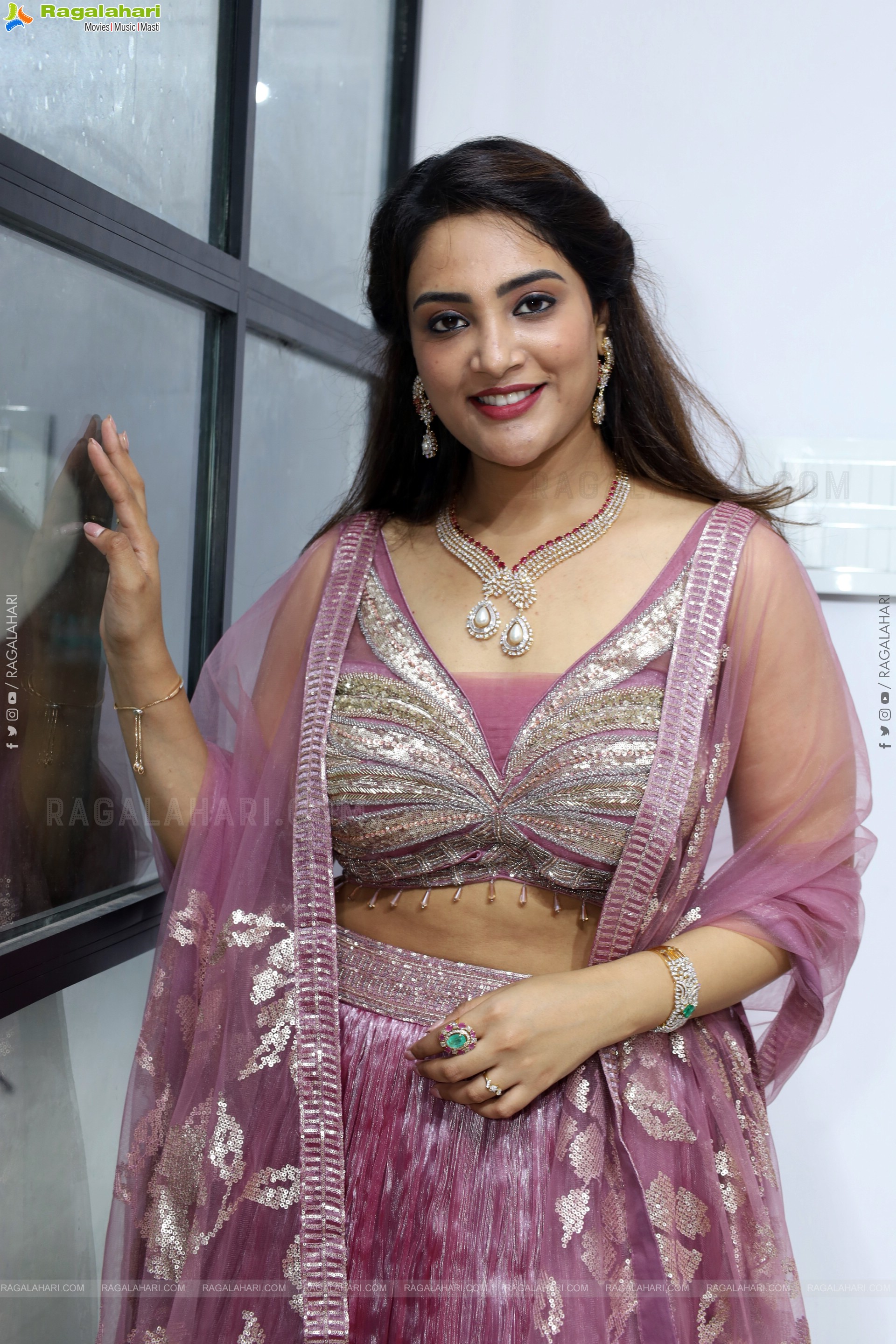 Nirupama Beautiful stills in Lehenga Choli, HD Gallery