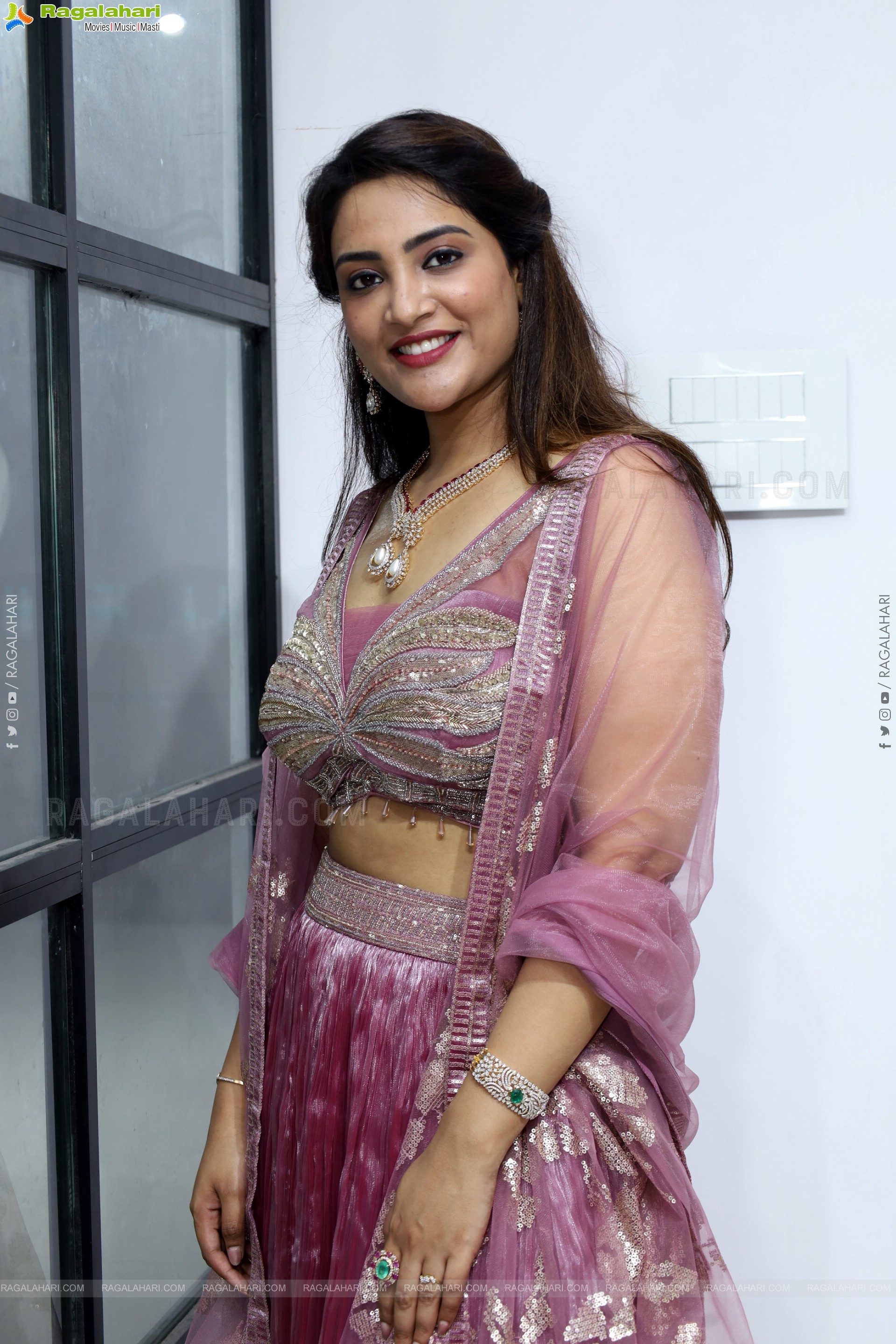 Nirupama Beautiful stills in Lehenga Choli, HD Gallery