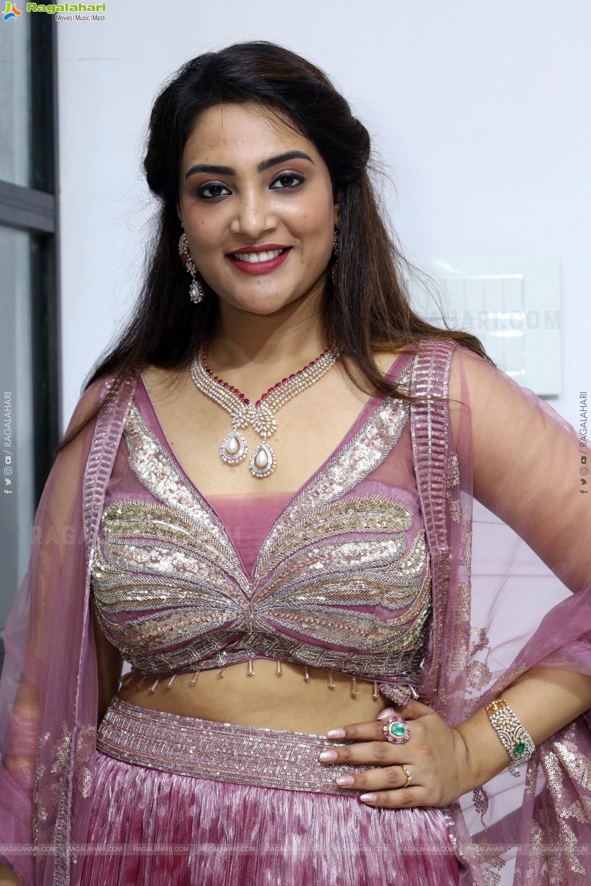Nirupama Beautiful stills in Lehenga Choli, HD Gallery