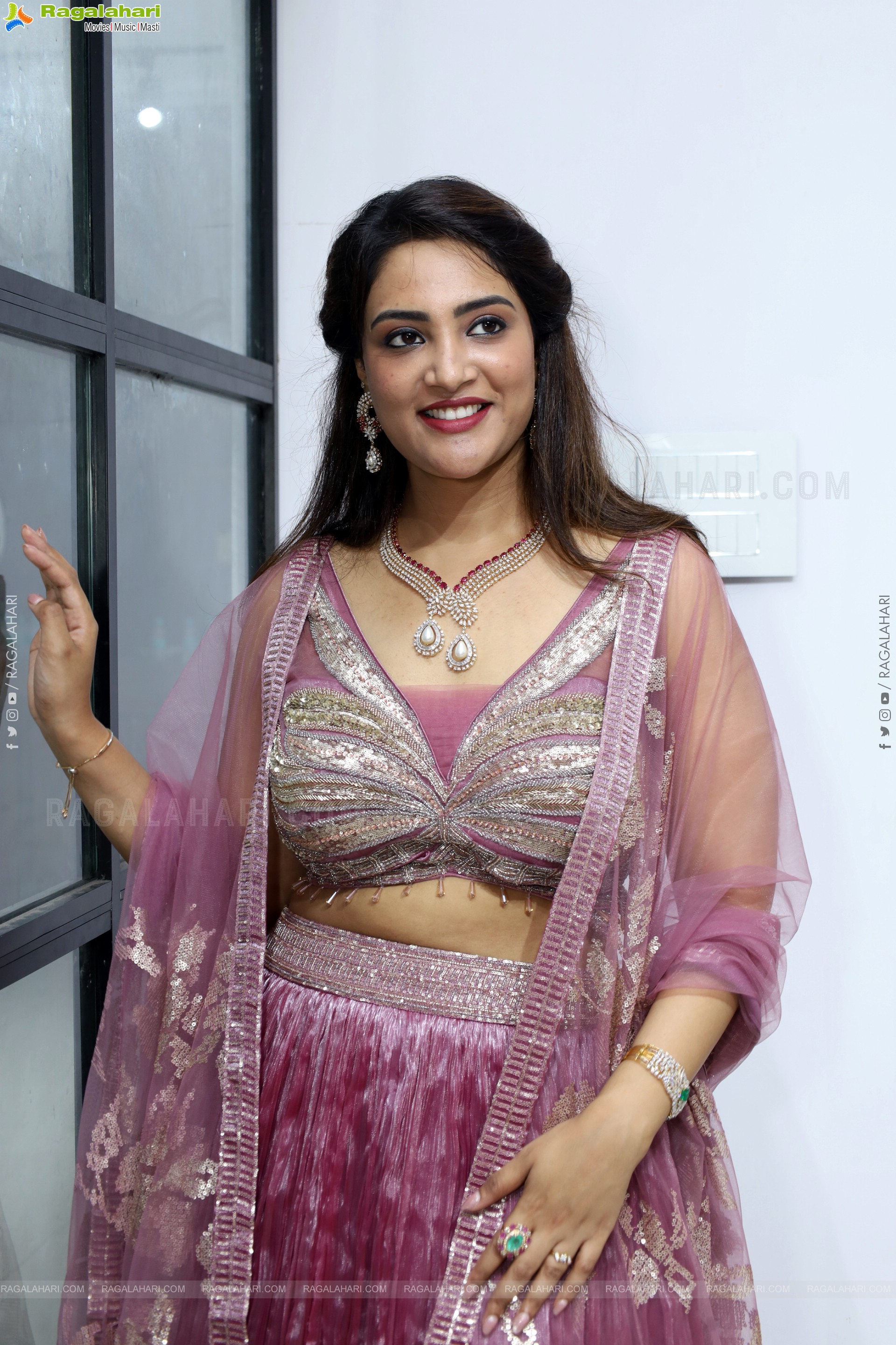 Nirupama Beautiful stills in Lehenga Choli, HD Gallery
