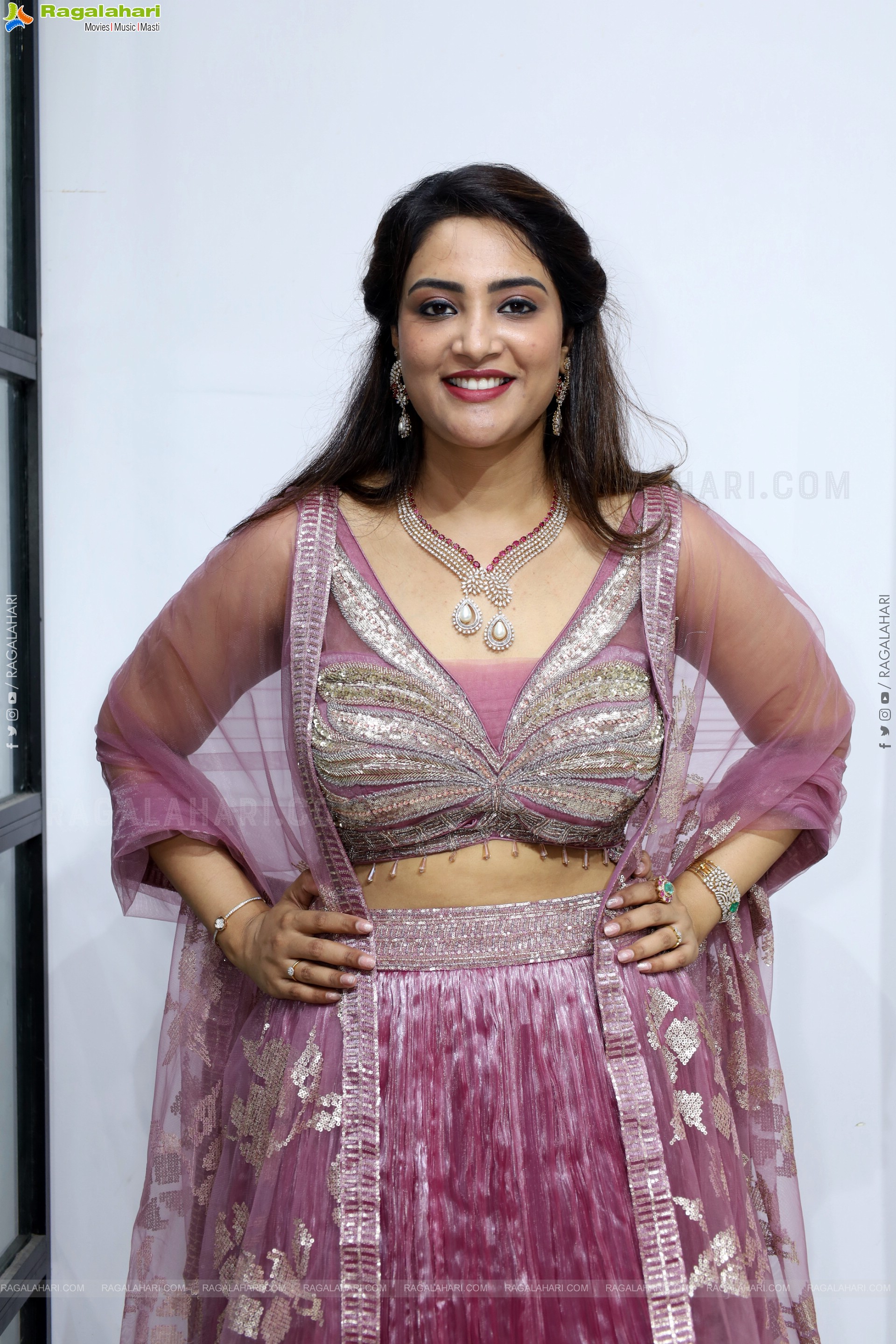 Nirupama Beautiful stills in Lehenga Choli, HD Gallery
