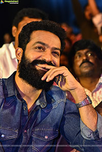 Jr NTR stills at Kantara Chapter 1 Movie Pre Release Event