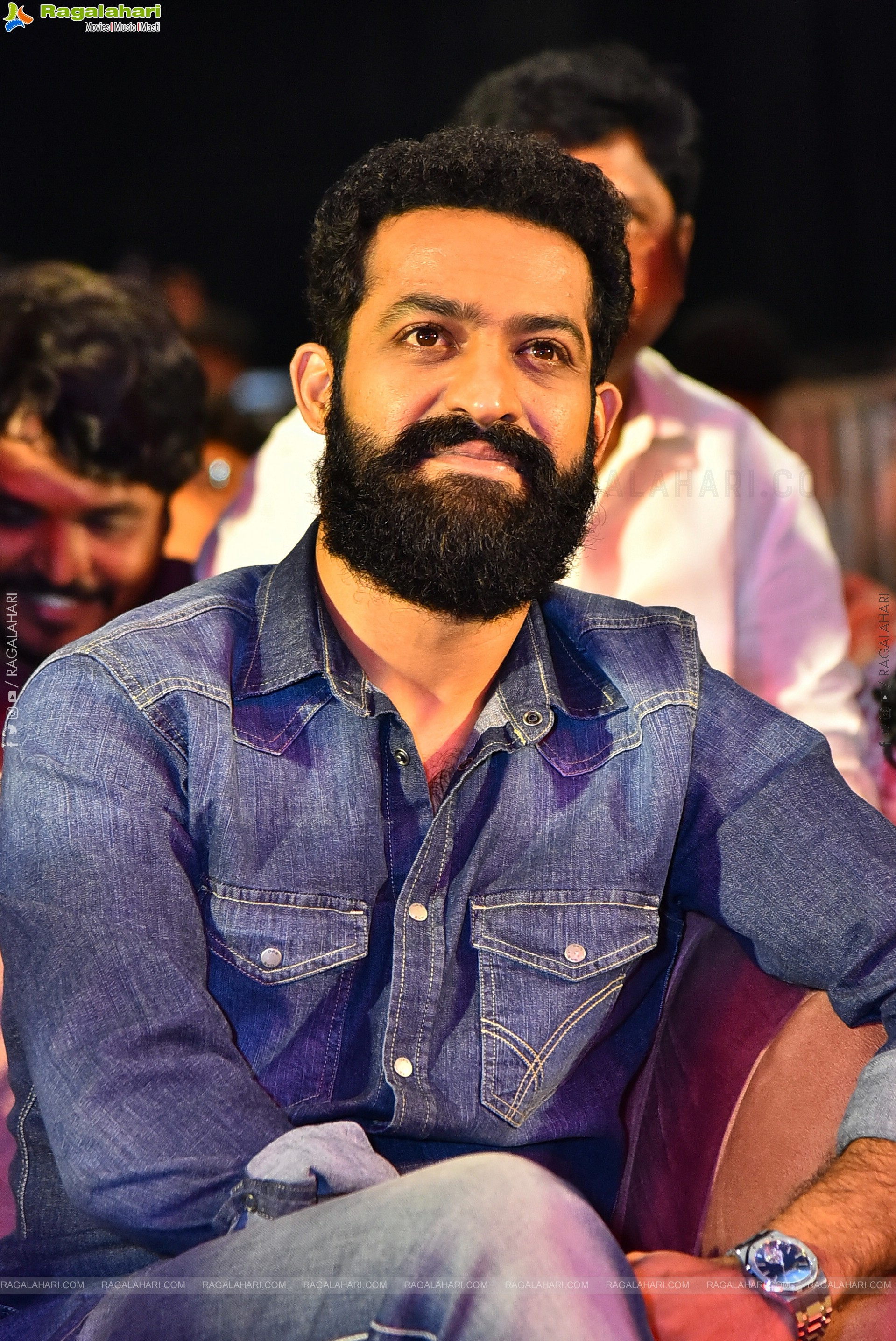 Jr NTR stills at Kantara Chapter 1 Movie Pre Release Event, HD Gallery