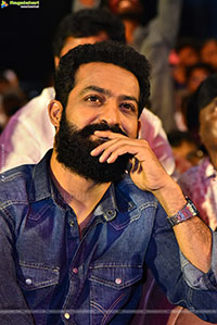 Jr NTR stills at Kantara Chapter 1 Movie Pre Release Event