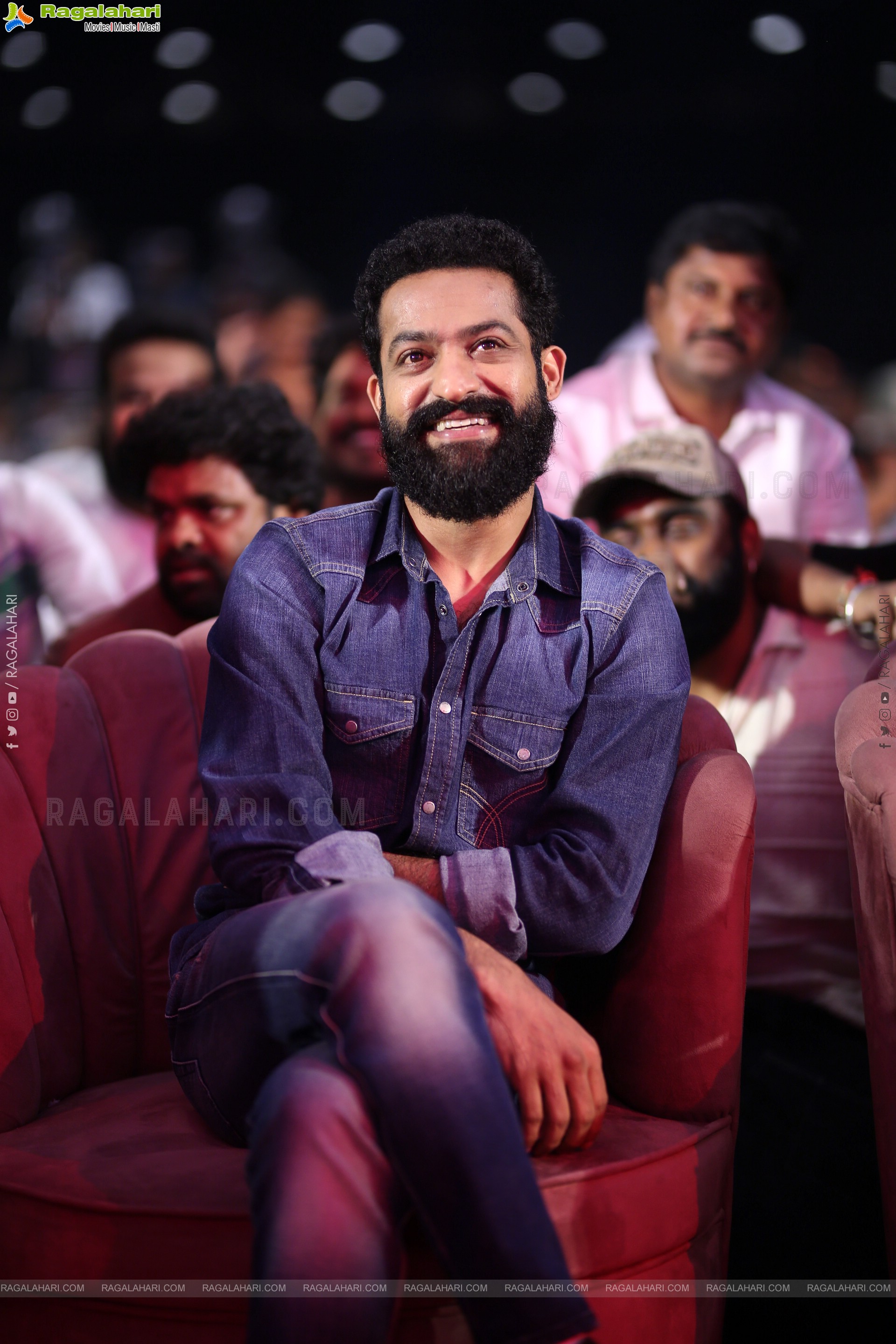 Jr NTR stills at Kantara Chapter 1 Movie Pre Release Event, HD Gallery