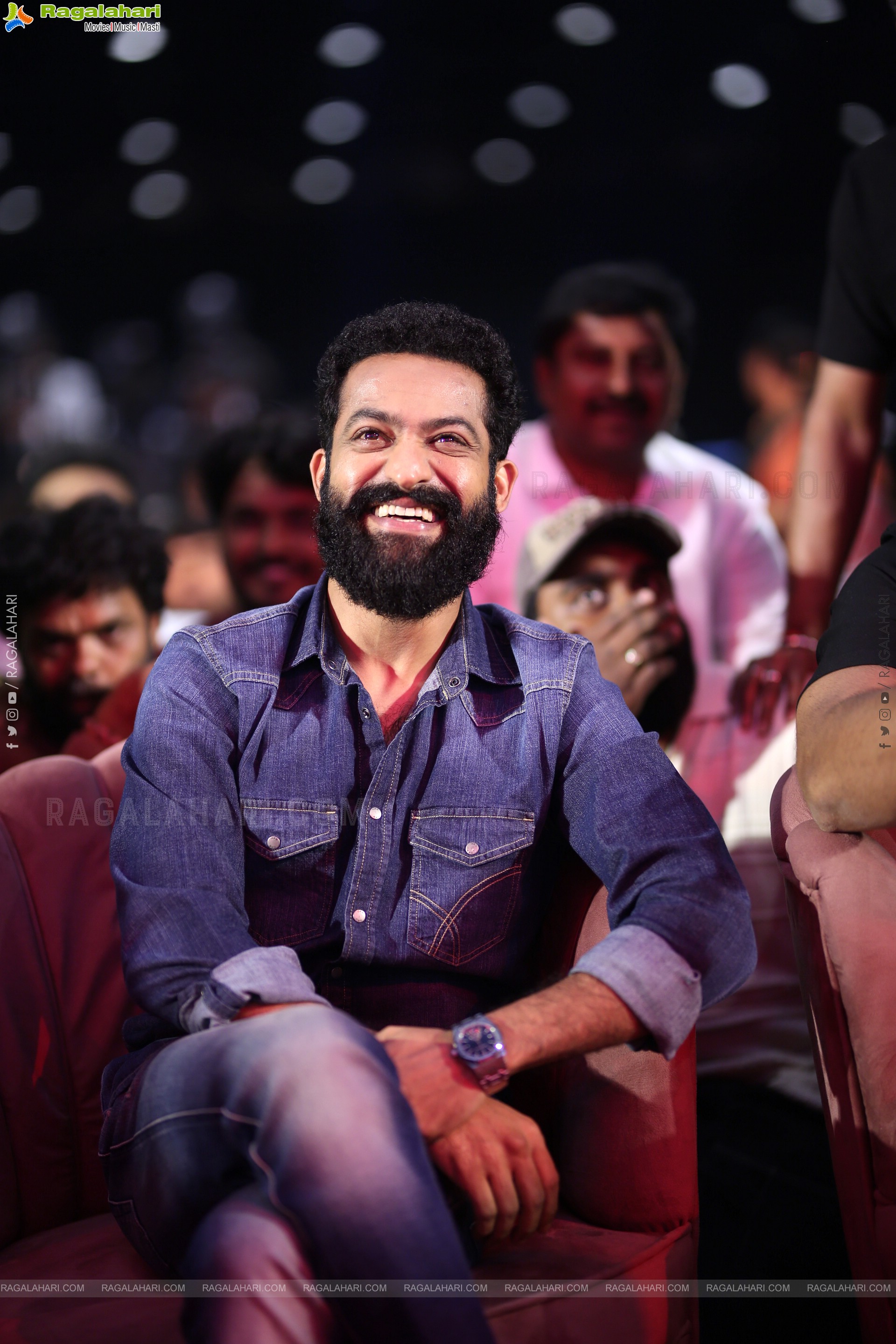 Jr NTR stills at Kantara Chapter 1 Movie Pre Release Event, HD Gallery