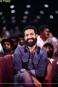 Jr NTR stills at Kantara Chapter 1 Movie Pre Release Event