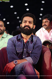 Jr NTR stills at Kantara Chapter 1 Movie Pre Release Event