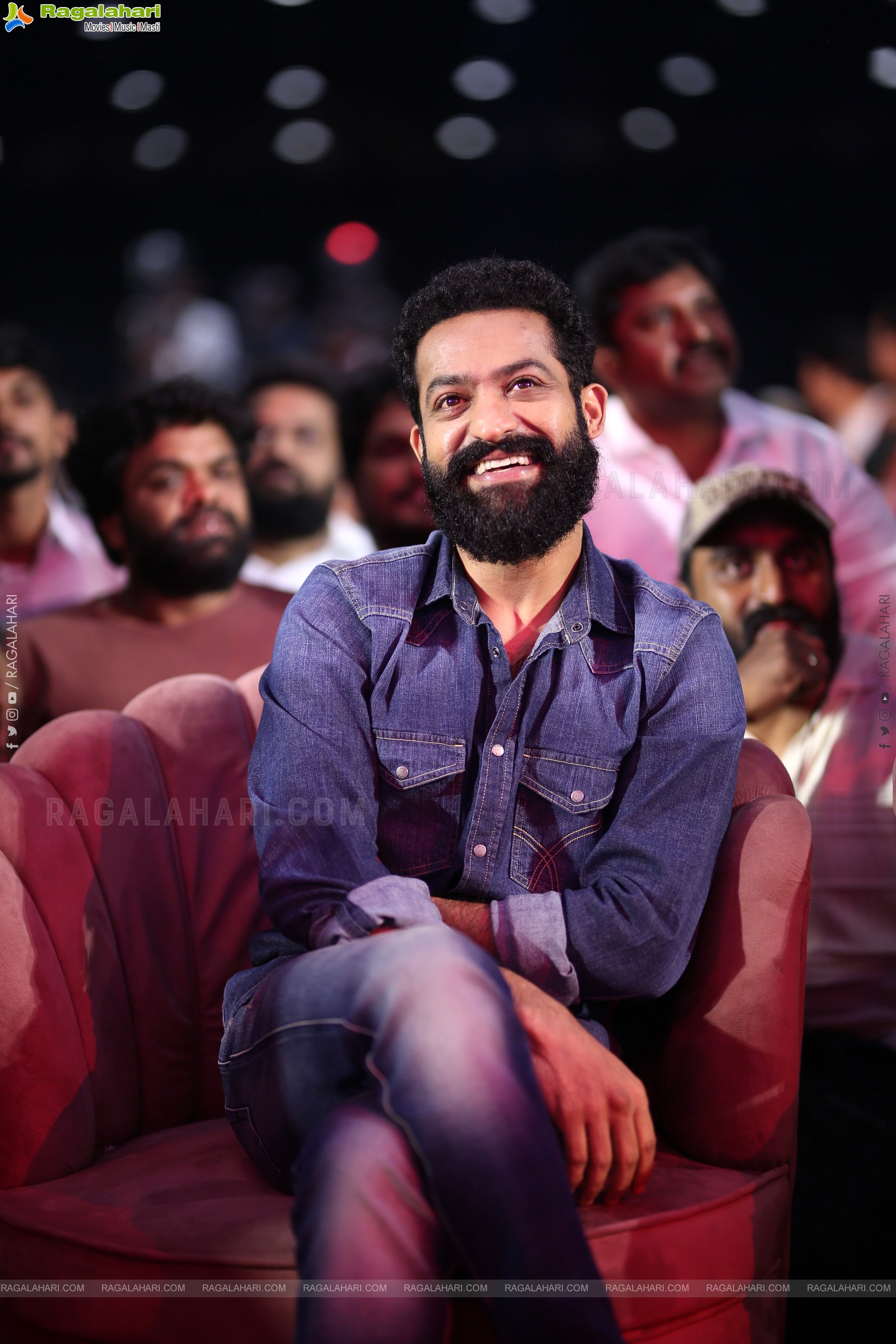 Jr NTR stills at Kantara Chapter 1 Movie Pre Release Event, HD Gallery