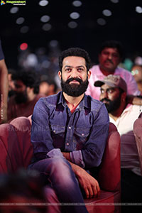 Jr NTR stills at Kantara Chapter 1 Movie Pre Release Event
