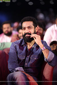Jr NTR stills at Kantara Chapter 1 Movie Pre Release Event