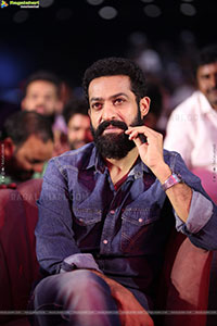 Jr NTR stills at Kantara Chapter 1 Movie Pre Release Event