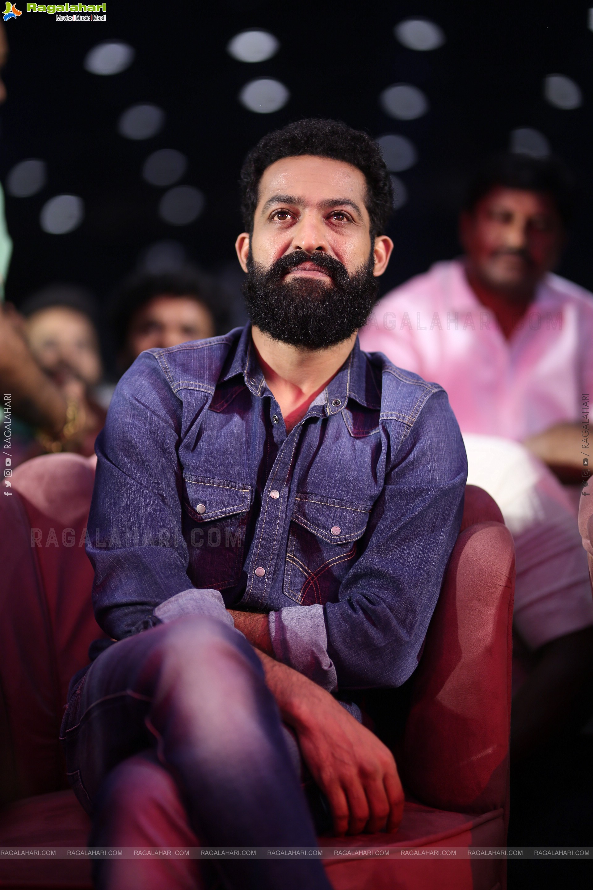 Jr NTR stills at Kantara Chapter 1 Movie Pre Release Event, HD Gallery
