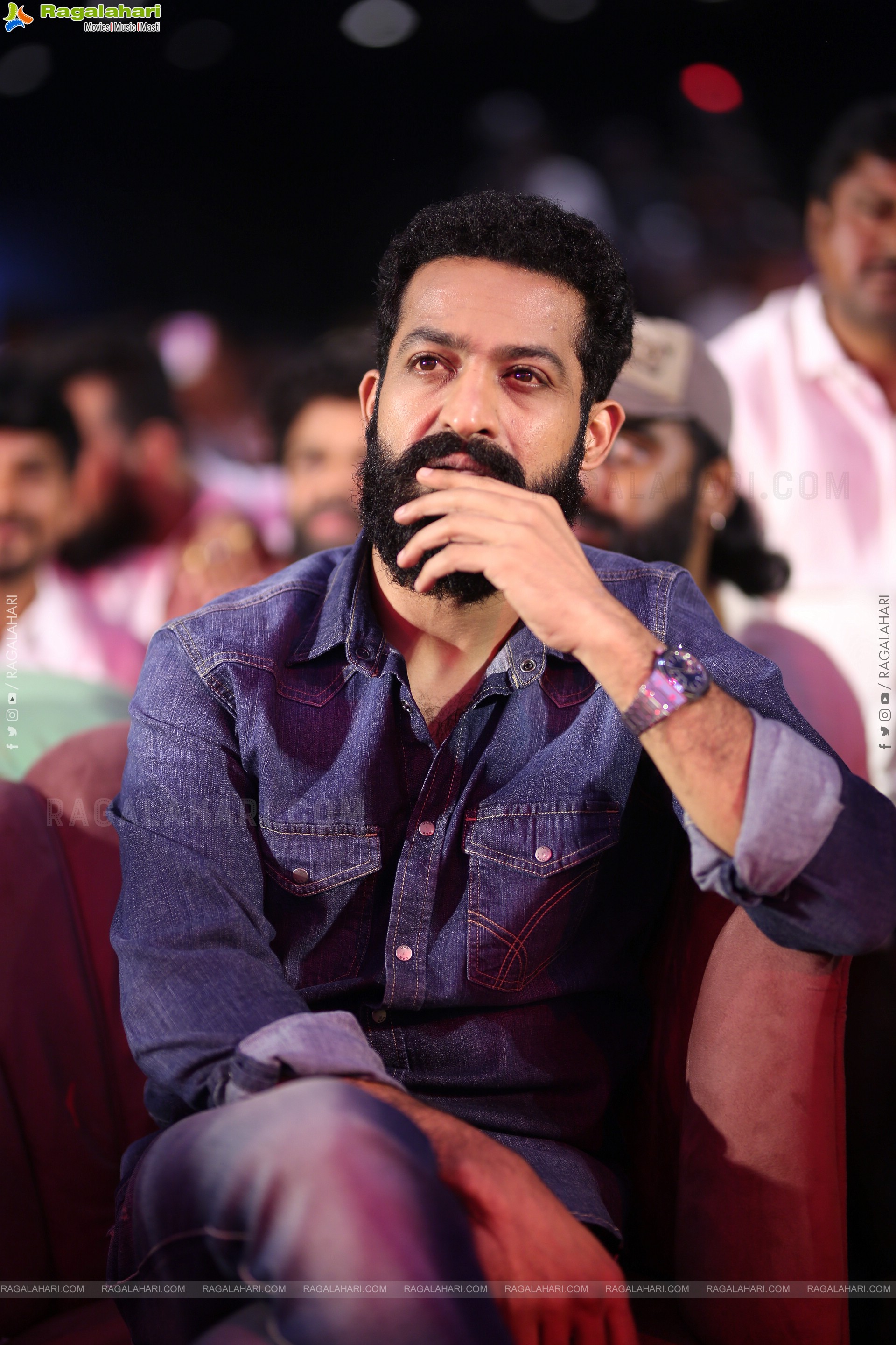 Jr NTR stills at Kantara Chapter 1 Movie Pre Release Event, HD Gallery
