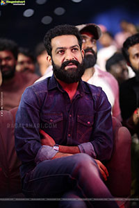 Jr NTR stills at Kantara Chapter 1 Movie Pre Release Event