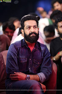 Jr NTR stills at Kantara Chapter 1 Movie Pre Release Event