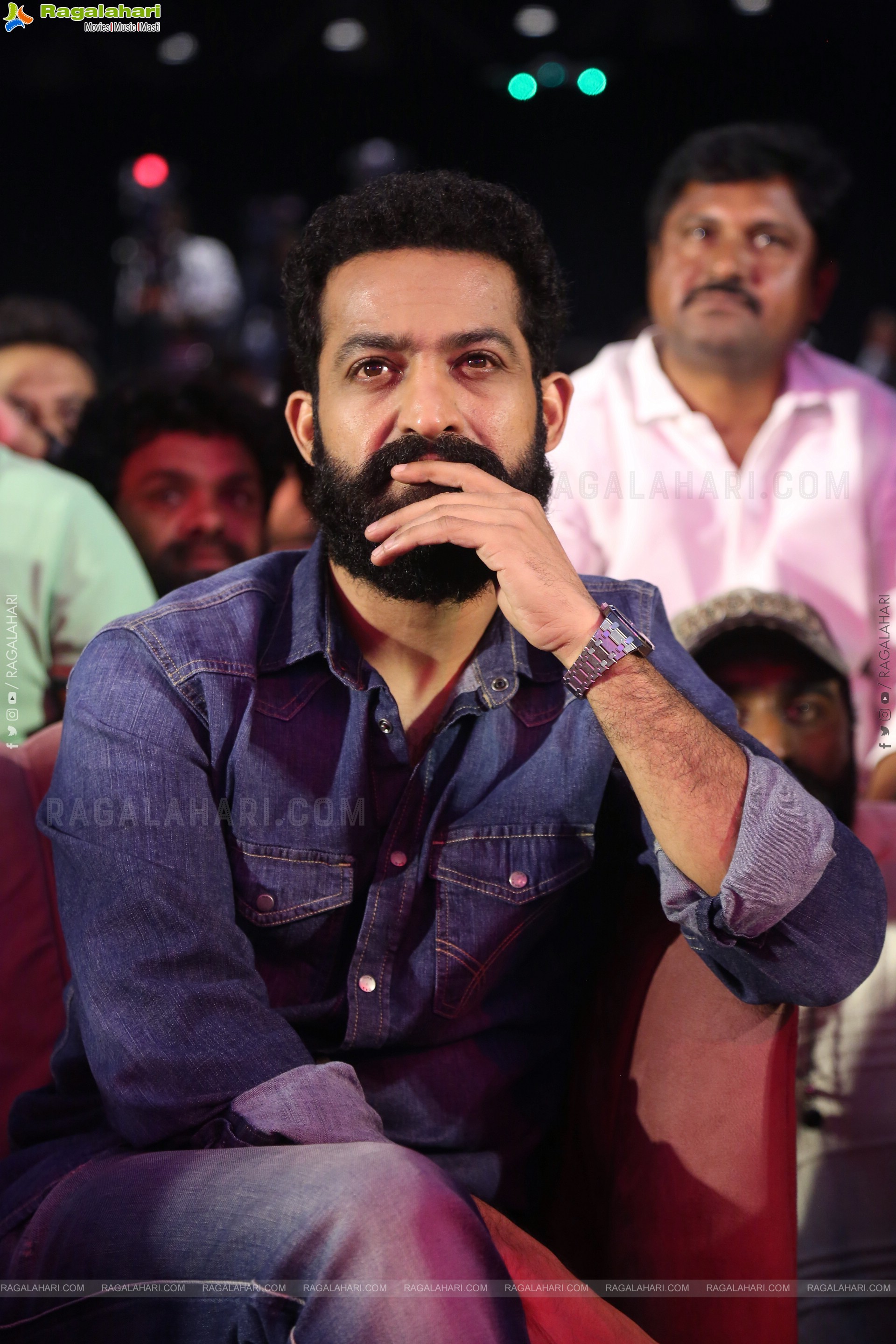 Jr NTR stills at Kantara Chapter 1 Movie Pre Release Event, HD Gallery