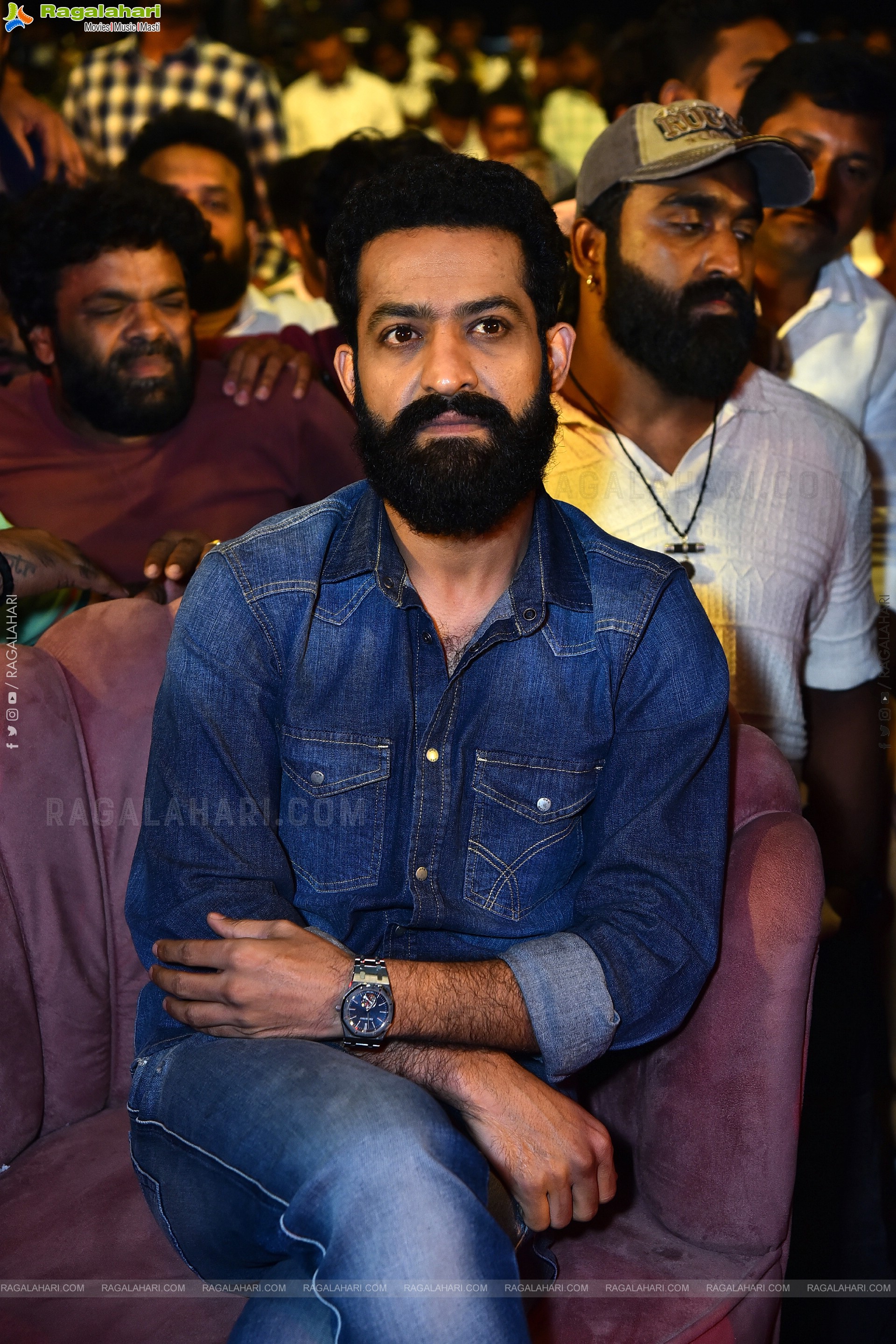 Jr NTR stills at Kantara Chapter 1 Movie Pre Release Event, HD Gallery
