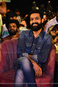 Jr NTR stills at Kantara Chapter 1 Movie Pre Release Event