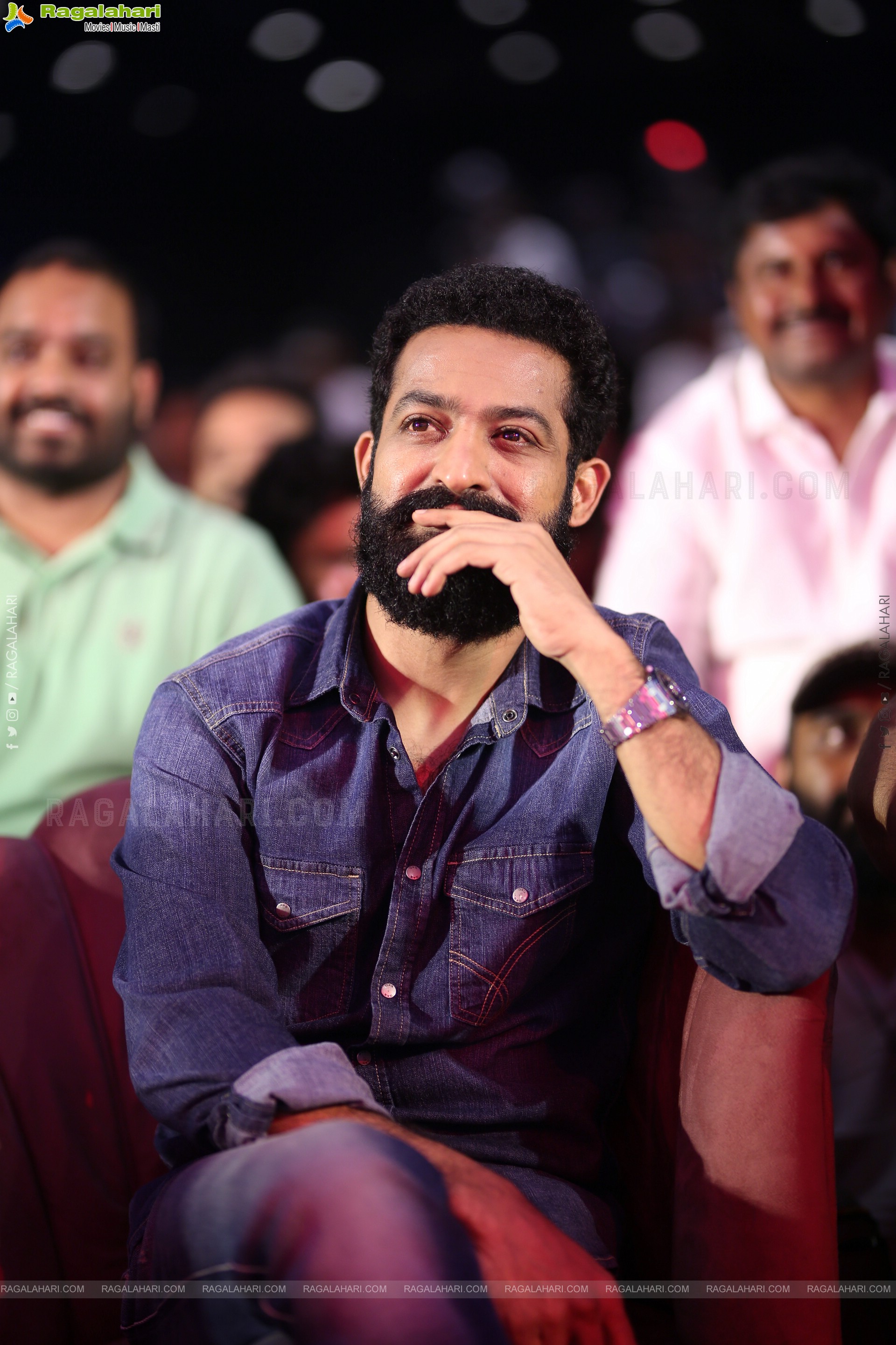 Jr NTR stills at Kantara Chapter 1 Movie Pre Release Event, HD Gallery