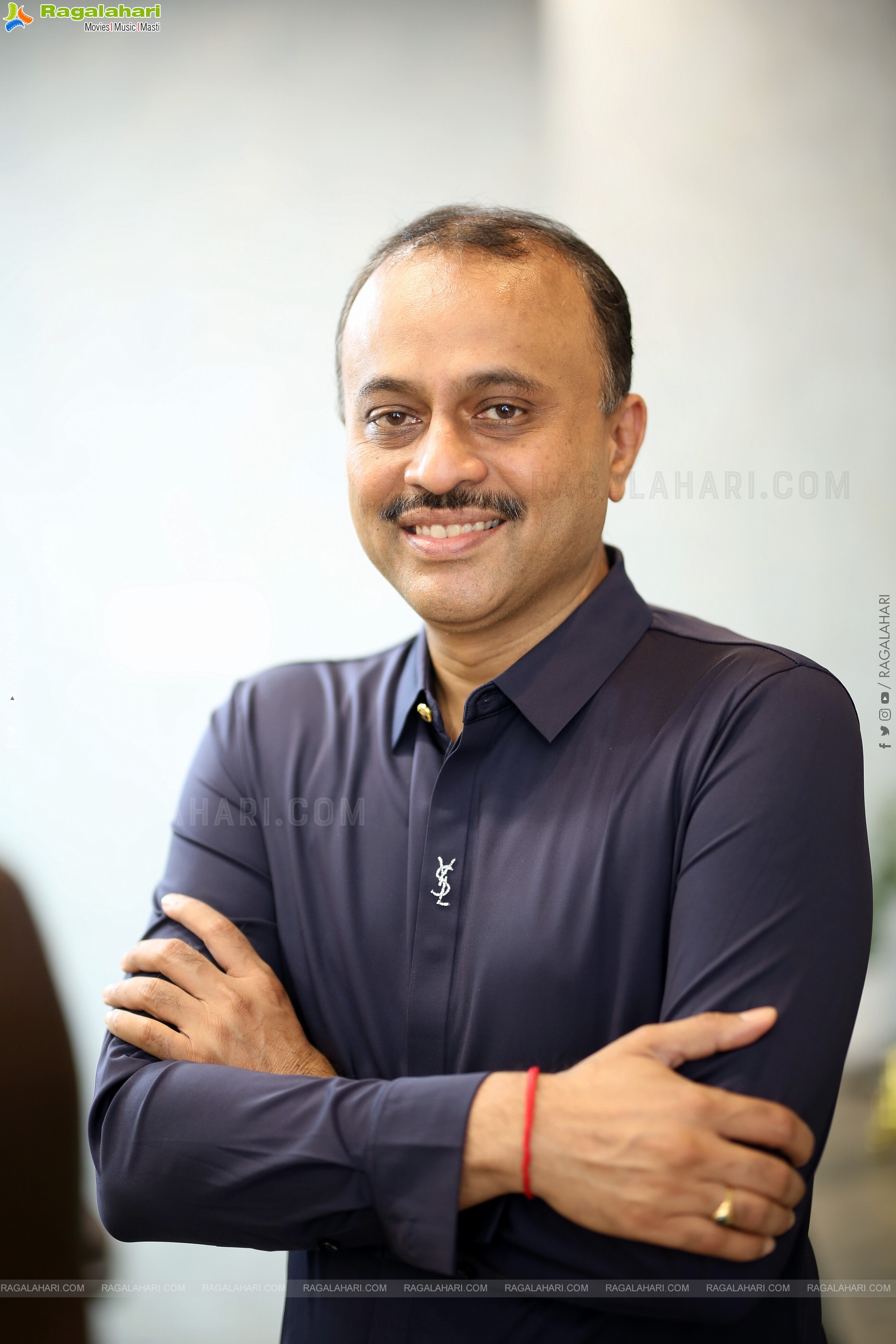 Producer TG Vishwa Prasad at Mirai Interview, HD Gallery