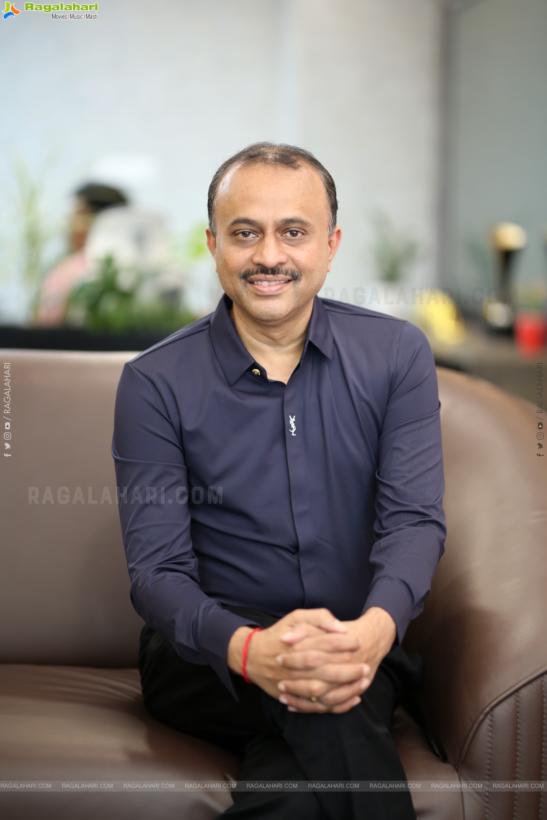 Producer TG Vishwa Prasad at Mirai Interview, HD Gallery