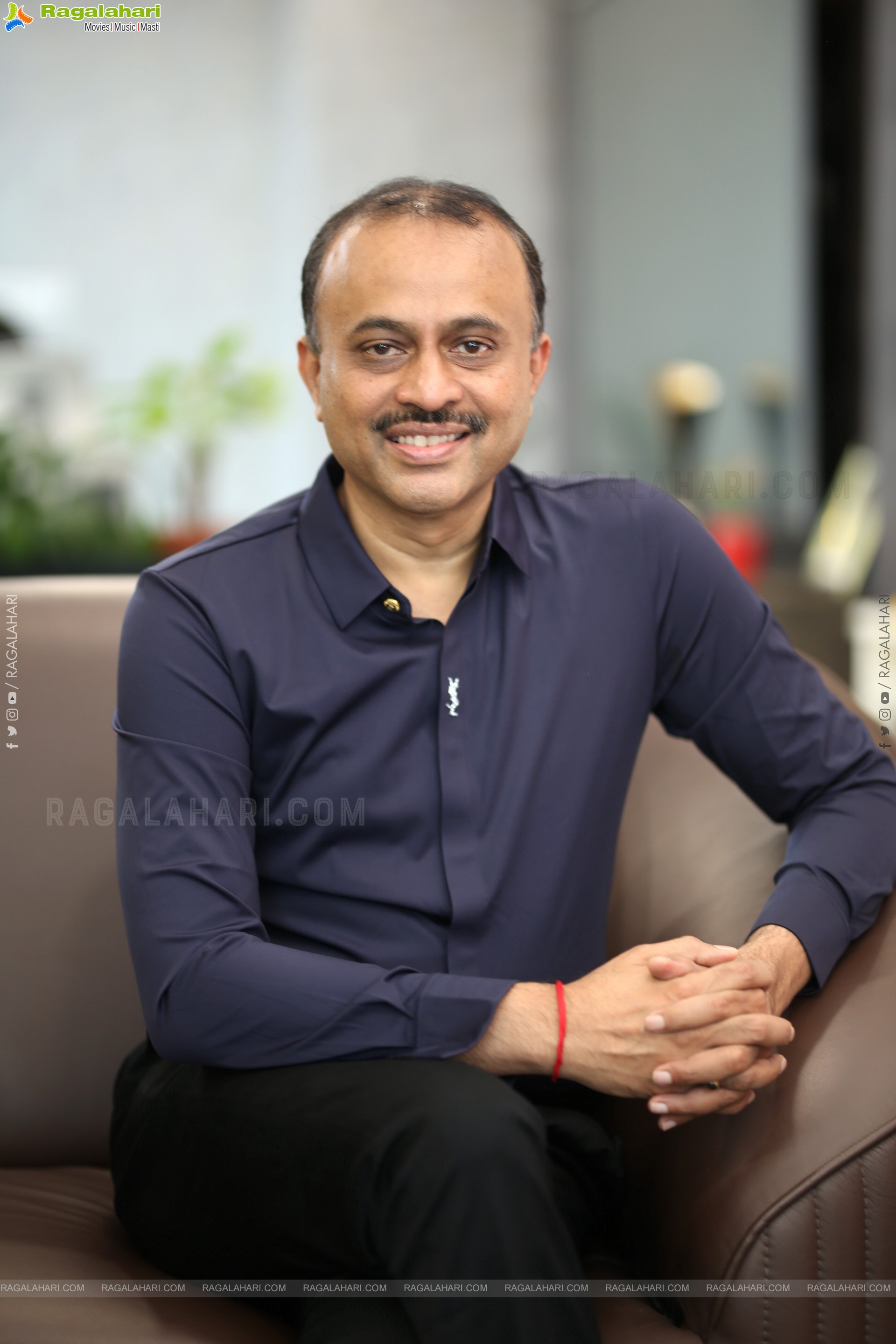 Producer TG Vishwa Prasad at Mirai Interview, HD Gallery