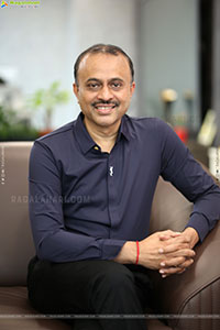 Producer TG Vishwa Prasad at Mirai Interview, HD Gallery 