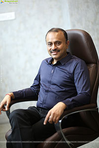 Producer TG Vishwa Prasad at Mirai Interview, HD Gallery 