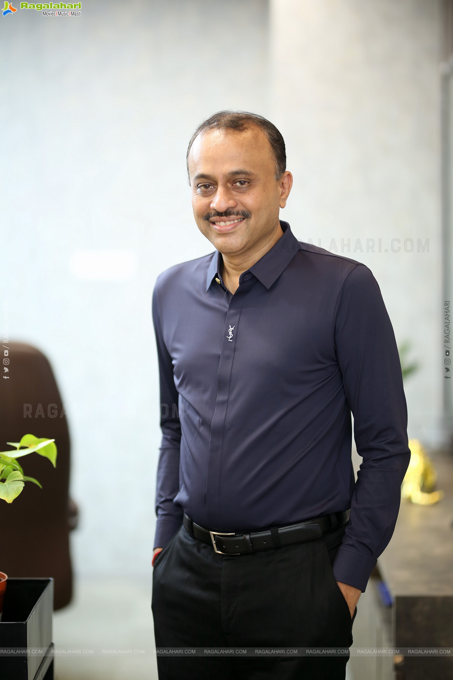Producer TG Vishwa Prasad at Mirai Interview, HD Gallery