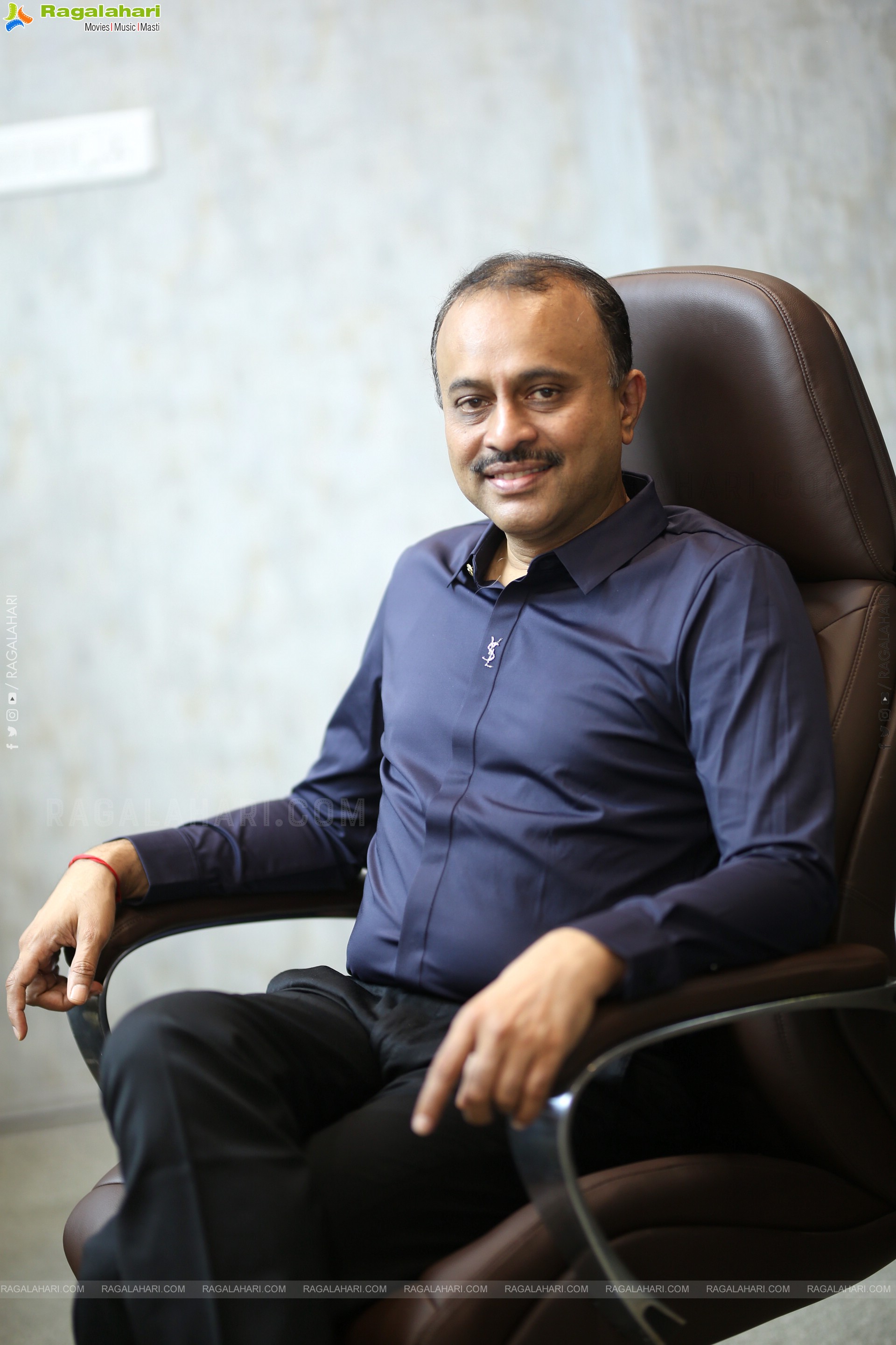 Producer TG Vishwa Prasad at Mirai Interview, HD Gallery