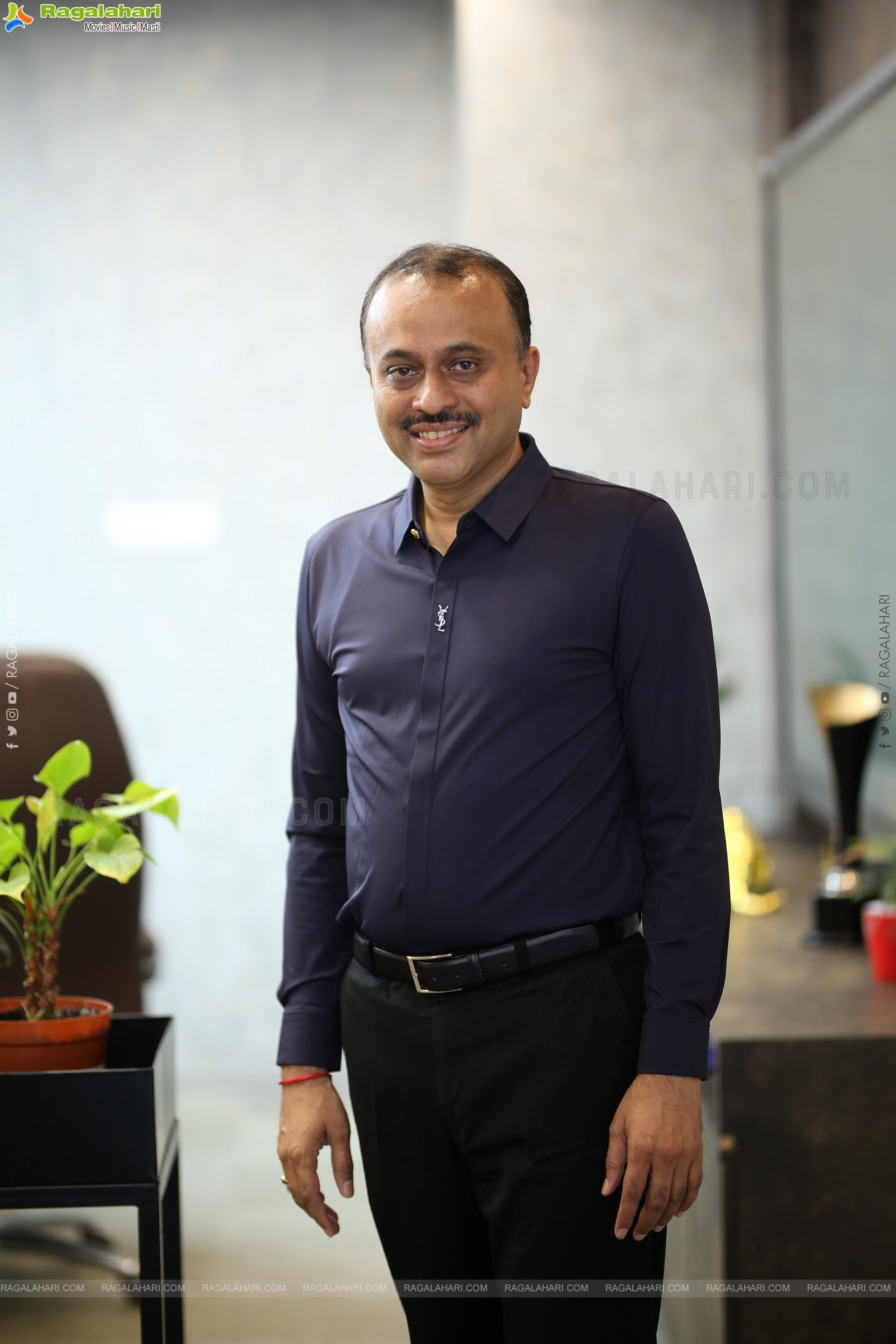 Producer TG Vishwa Prasad at Mirai Interview, HD Gallery